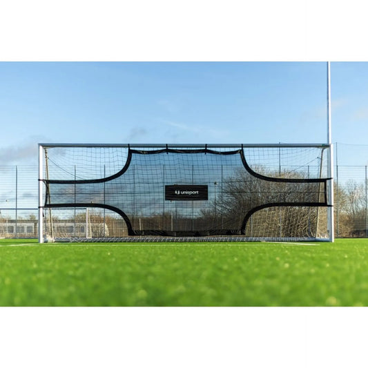 Unisport Target Shot Tornetz 7,32m x 2,44m - Schwarz